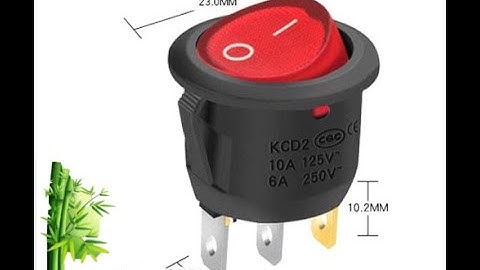 Cách đấu nối công tắc 3 chân có đèn báo - #BaRon.vn #côngtắc #3chân #đènbáo #kcd2 #kcd1 #kcd4 #kcd3