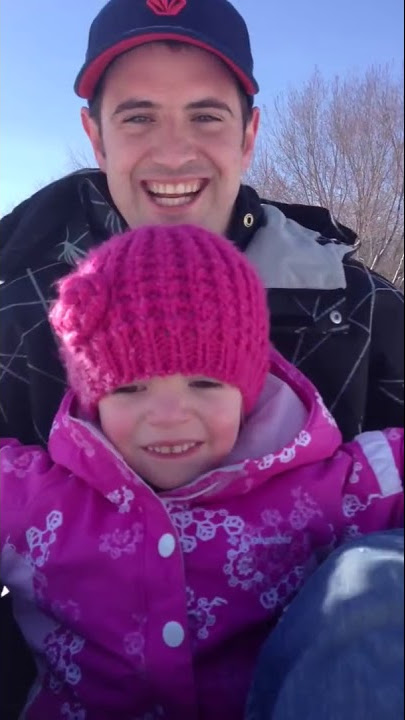 Matt and Ava Sled ride POV