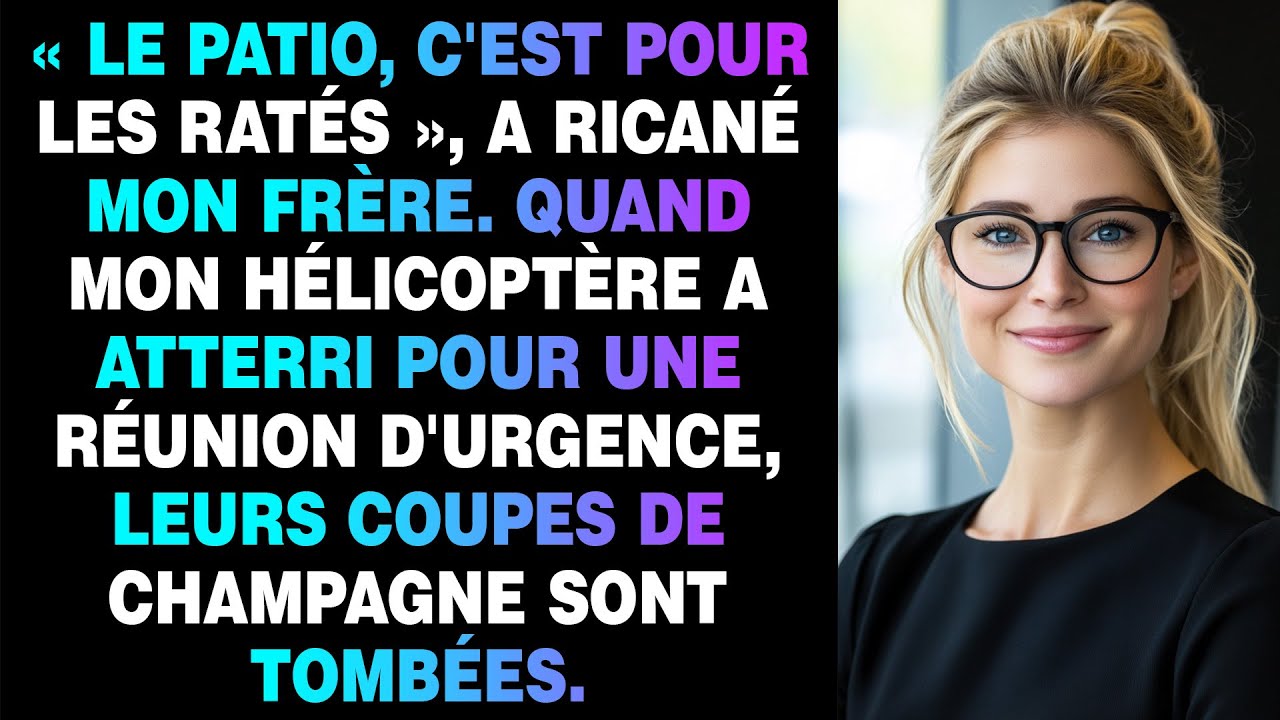 « Pour l'Anniversaire de Papa, Ils M'avaient Mise Dehors – Puis Mon Hélicoptère Est Arrivé »