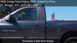 2003 Dodge Ram Pickup 1500 SLT 2dr Regular Cab 4WD SB for sa