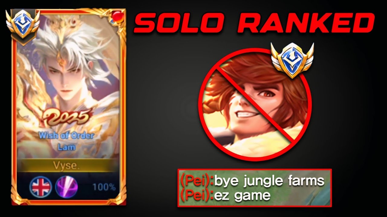 Lam's Ranks THIS IS WHY LAM IS ONE OF THE BEST HEROES TO CLIMB RANK IN SOLO QUEUE!🔥 ...