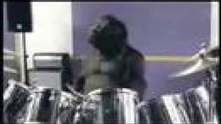 G-Unit member plays the drums