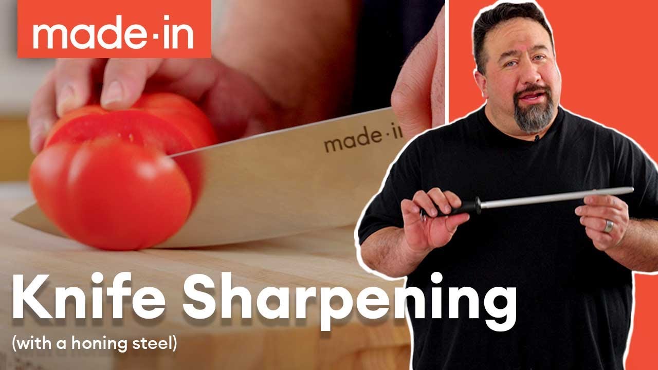 How To Sharpen a Knife With A Honing Steel