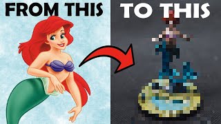 Turning the Little Mermaid into a Miniature