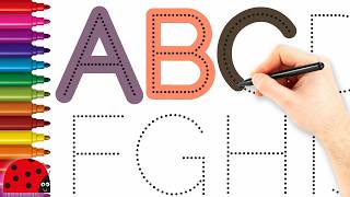 English Alphabet in Colors with Funny Illustrations