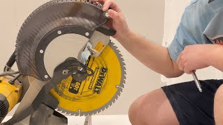 How to Change Saw Blade on DeWalt Compound Mitre Saw