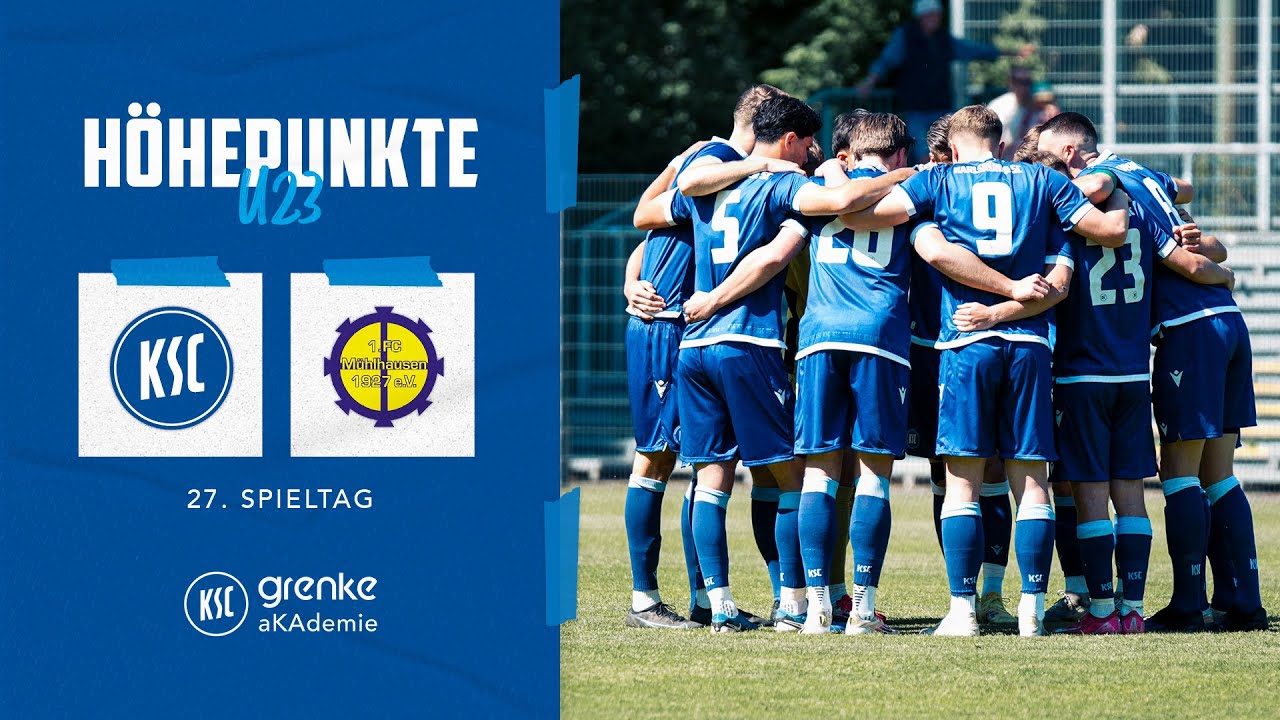 Höhepunkte KSC U23 - 1.  FC Mühlhausen