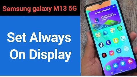 How to set always on display, Samsung galaxy M13 5G always on display kaise set karen