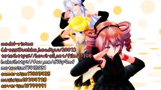 Mmd Tda Rin Teto Haku Fukkireta