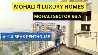 Mohali में Luxury Homes | Luxury 4+1 Flats in Mohali | Flats in Mohali Sec 66 A