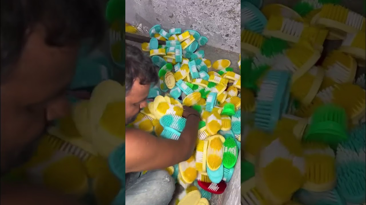 Clothes Washing Brush Making 