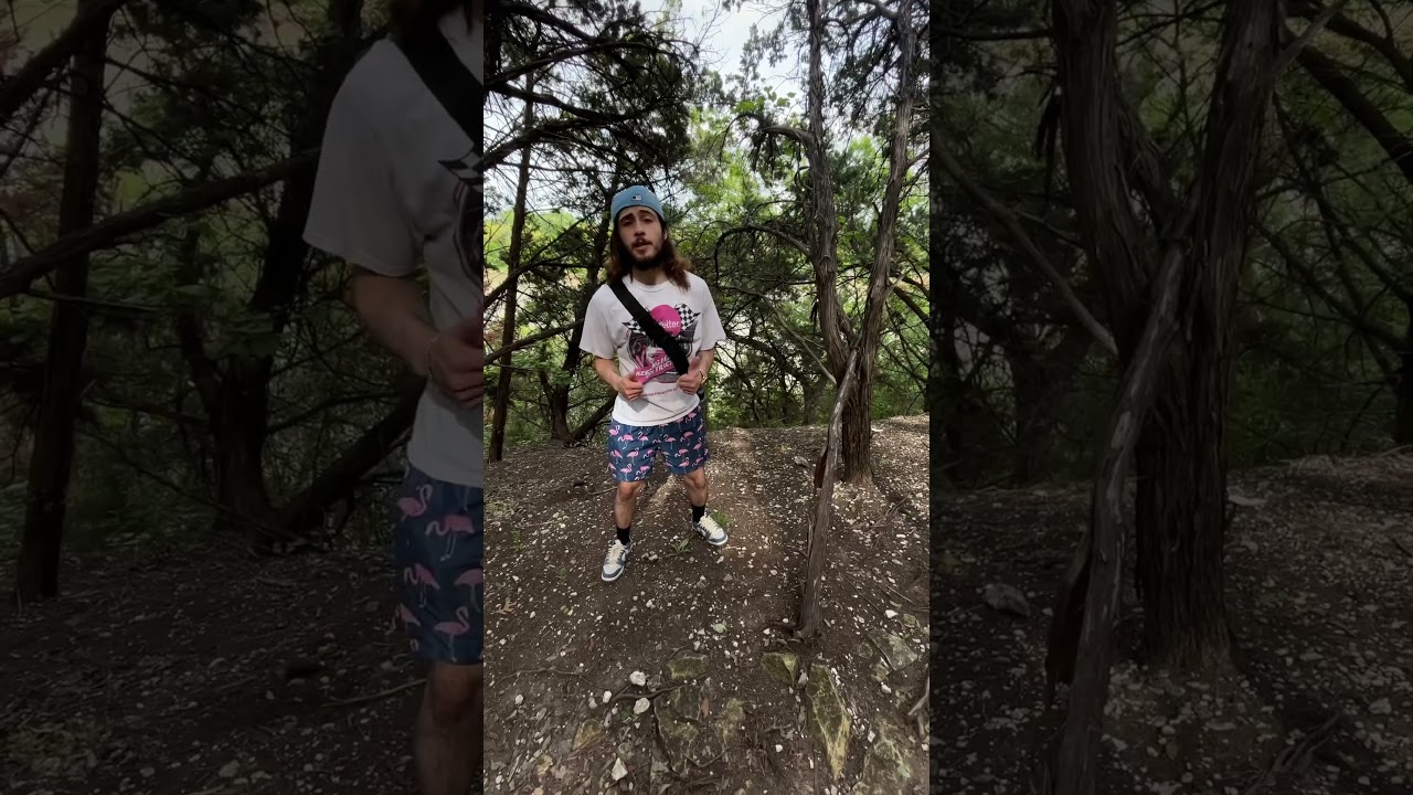 A little devious act on a hike 