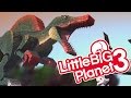 Lbp3  jurassic park spinosaurus trex  mini indominus rex in dinosaur city dinosaurs strike back