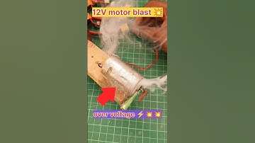 #dc #motor #blast #dcmotor #high #voltage #burn #555 #775 #RKG