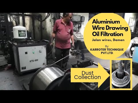 Aluminum Wire Drawing Oil Filtration Machine