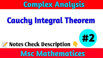 Cauchy Integral Theorem | Complex analysis Math | Msc Math |@SACHINMATHCLASSES