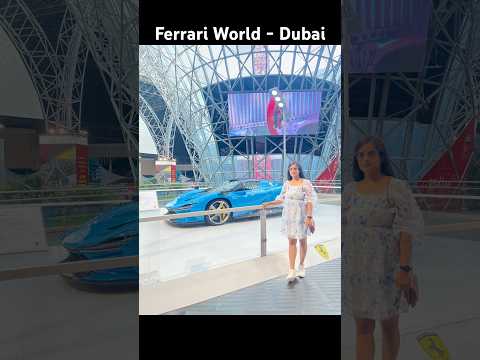 Ferrari world #dubai the worlds fastest roller coaster formula Rossa #shorts #trending #reels