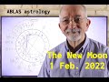 The new moon on 1 February 2022. Getting ready for a new start.