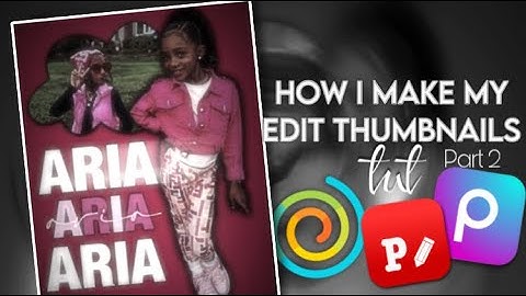 HOW I MAKE MY EDIT THUMBNAILS PT.2 || RyaEditsToo