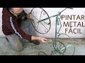 Pintar metal directo sobre el óxido. Trabajo fácil de pintura