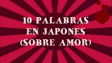 ¿Existe una palabra para amor en japonés?