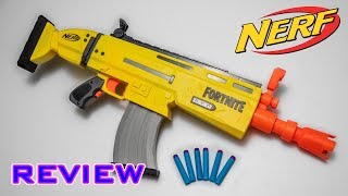 NERF FORTNITE SP-L ( pistolet silencieux ) test et présentation en français  fr 