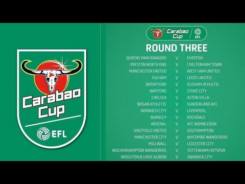 Jadwal Piala liga inggris - Jadwal carabao cup Round 3 September 2021 - EFL Carabao cup