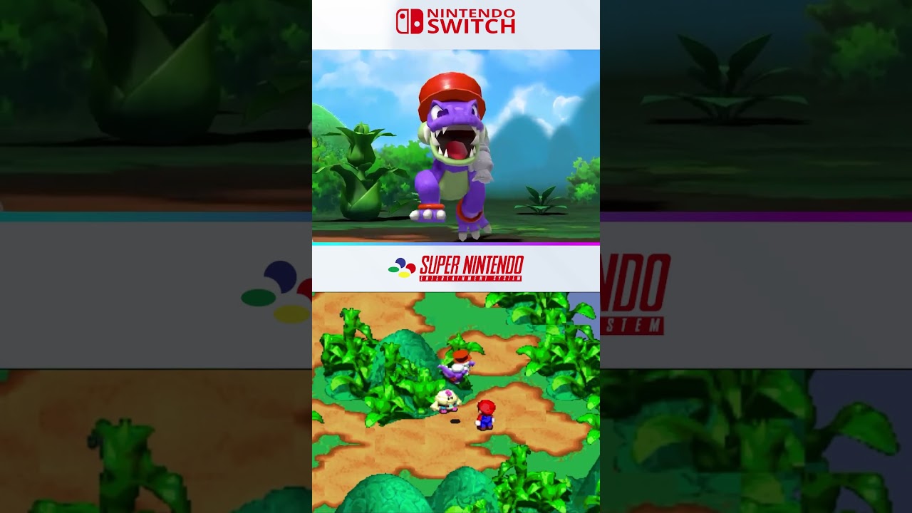 Comparativa MARIO RPG Nintendo Switch vs Super nintendo Remake