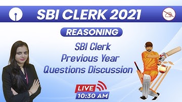 SBI CLERK SERIES | Reasoning | Previous Year Questions | By Shipra Mahendras | 10:30 am