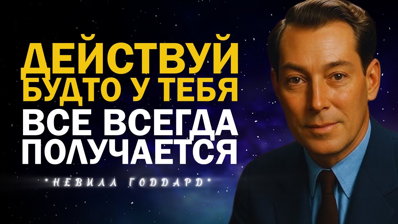 Действуй Будто У Тебя Всегда Всё Получается - Невилл Годдард