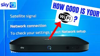 How To Check Your Sky-Q Wifi Speed.