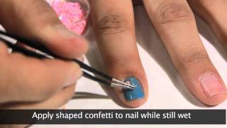 Mash Nails Shaped Confetti Demonstration Video