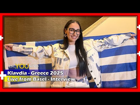 INTERVIEW Klavdia "Asteromáta" (Greece 2025) - Live from Basel - Eurovision Song Contest 2025