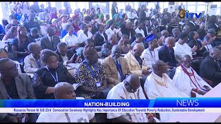 IUO Convocation Speaker Stresses Education’s Role in Poverty Reduction and Sustainable Development