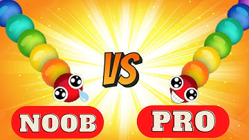 Noob VS Pro 🐍 | Rainbow Snake 🐍 | Snake.io 🐍 #snakeio44