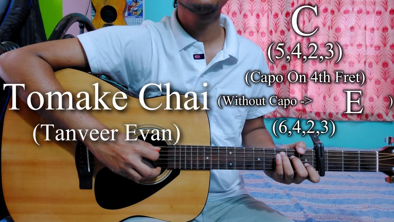Tomake Chai | Tanveer Evan | Easy Guitar Chords Lesson+Cover, Strumming Pattern, Progressions...