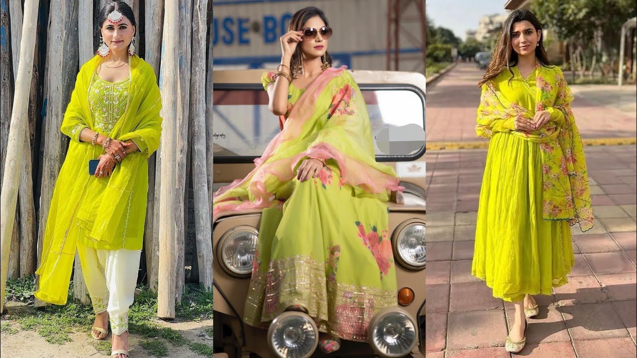 Parrot green salwar suit | Green suit women, Indian designer wear, Punjabi  outfits