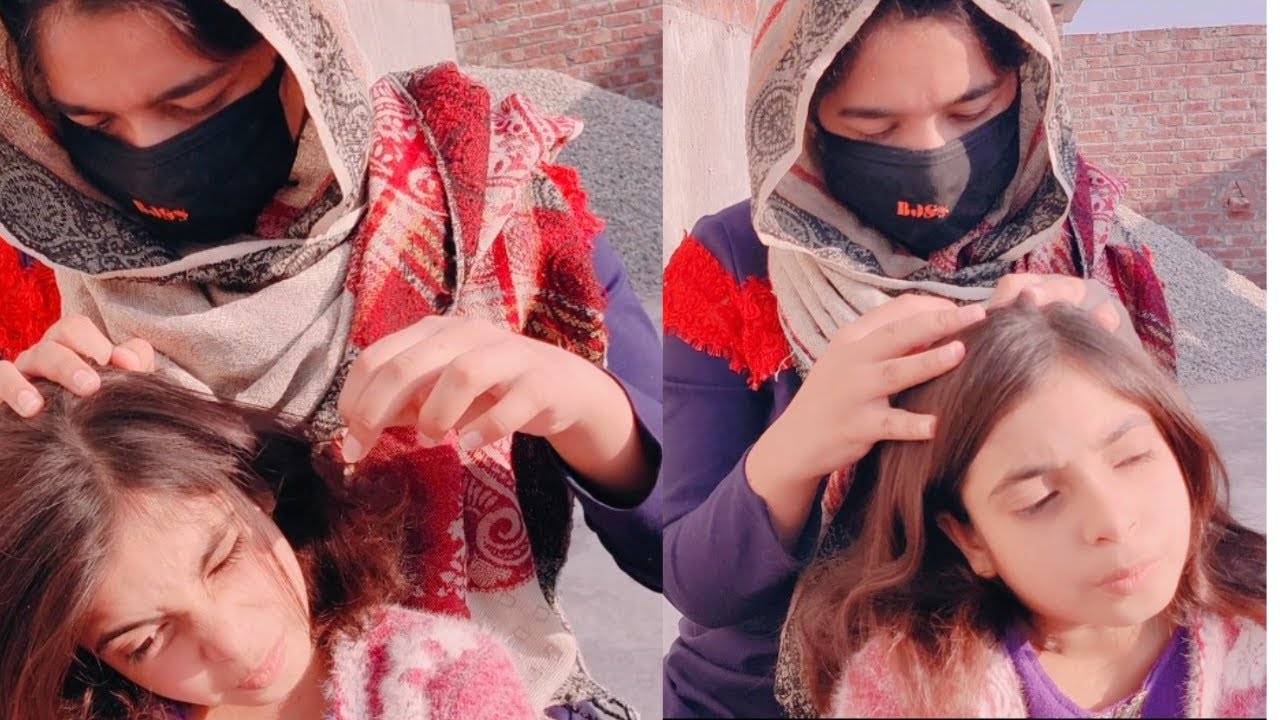 Api Noor hair checking