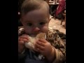 Portuguese Gangster Baby  Eating  Pop Seca