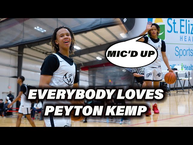 Peyton Kemp Mic'd Up with #1 George Hill Indy vs Indiana Bucket Boys KBC President Palooza