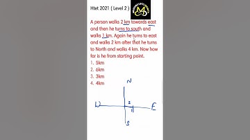 Distance and Direction|HTET 2021 LEVEL-2| #shorts  #youtubeshorts #shortvideo #dsssbmaths #dsssb