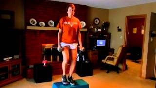 Tall Box Climb From The Firm With Weights