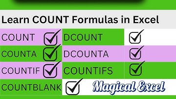 Excel Day 4: Master All COUNT Functions | COUNT, COUNTA, COUNTIF, COUNTIFS, COUNTBLANK, DCOUNT