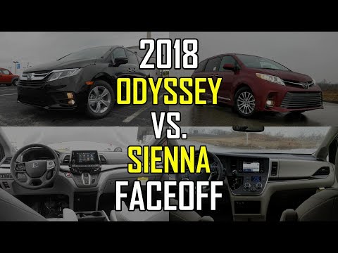 2018 Honda Odyssey EX-L vs. 2018 Toyota Sienna XLE: Faceoff Comparison