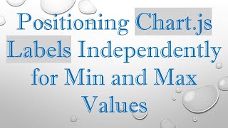 Positioning Chart.js Labels Independently for Min and Max Values