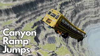 Canyon Ramp Jumps 1 | CrashBangNG | BeamNG Drive