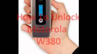 Motorola W380