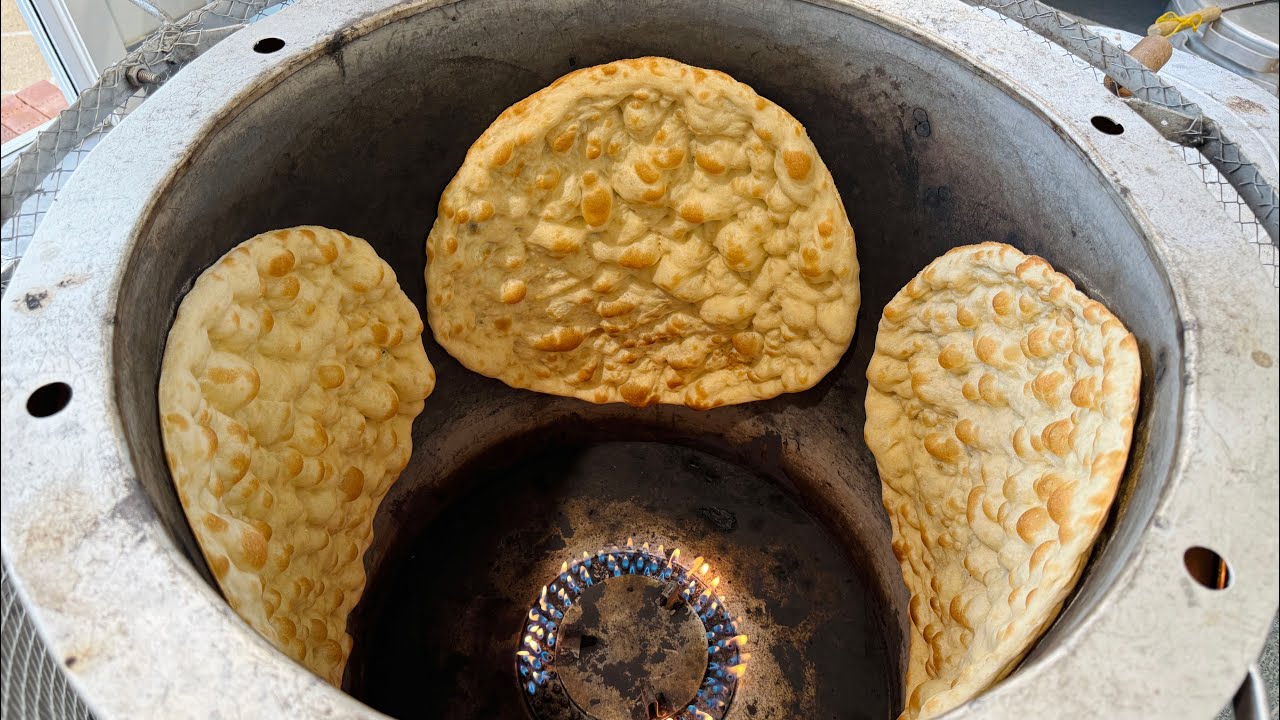 Mum making Nan for her big family