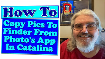 Easily copy pics from photos app to finder folder in Mac OS Catalina.