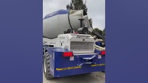 AS3 5 Self Loading Concrete Mixer Was Pretested Successfully